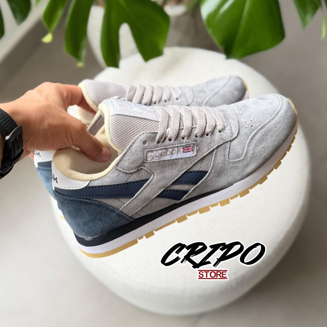 RBK CLASSIC GREY NAVY