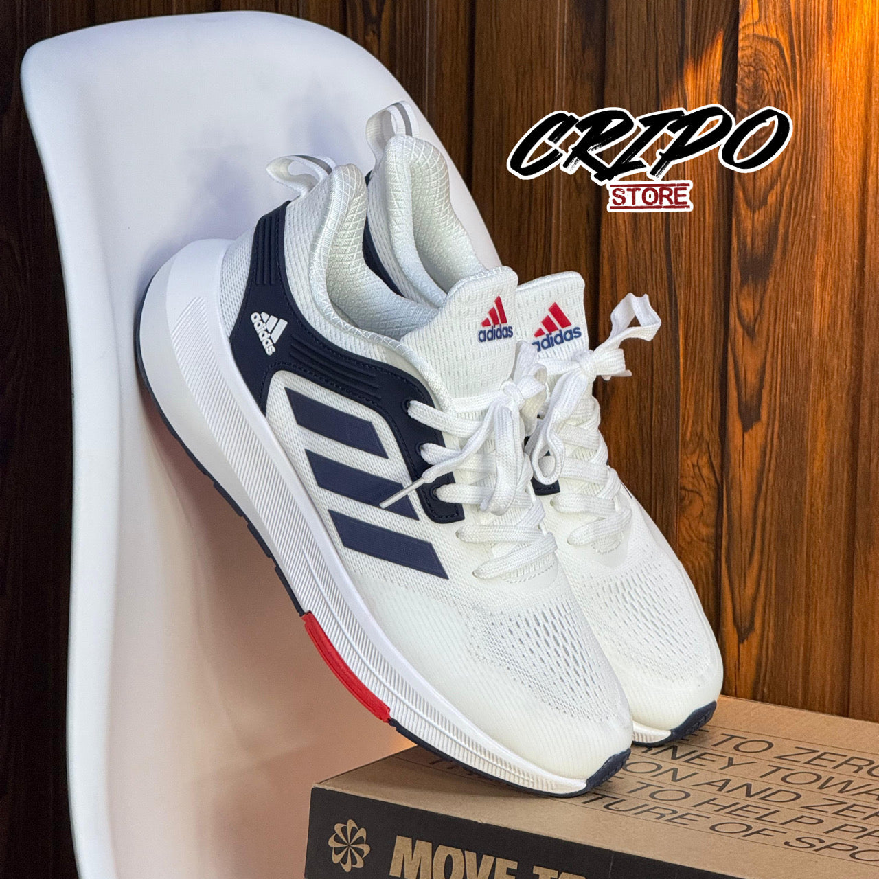BOUNCE WHITE RED