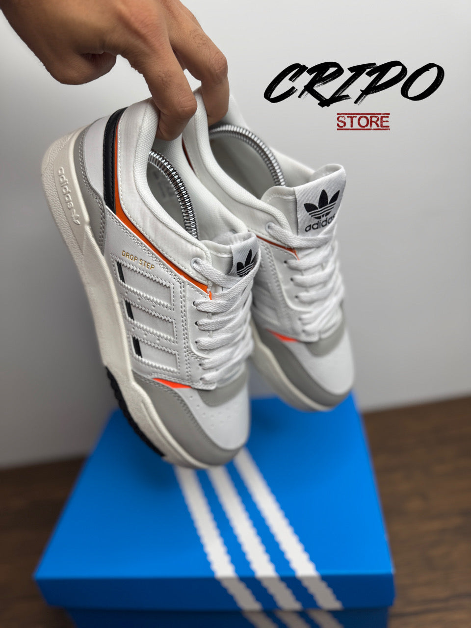 DROPSTEP BLANCO & NARANJA