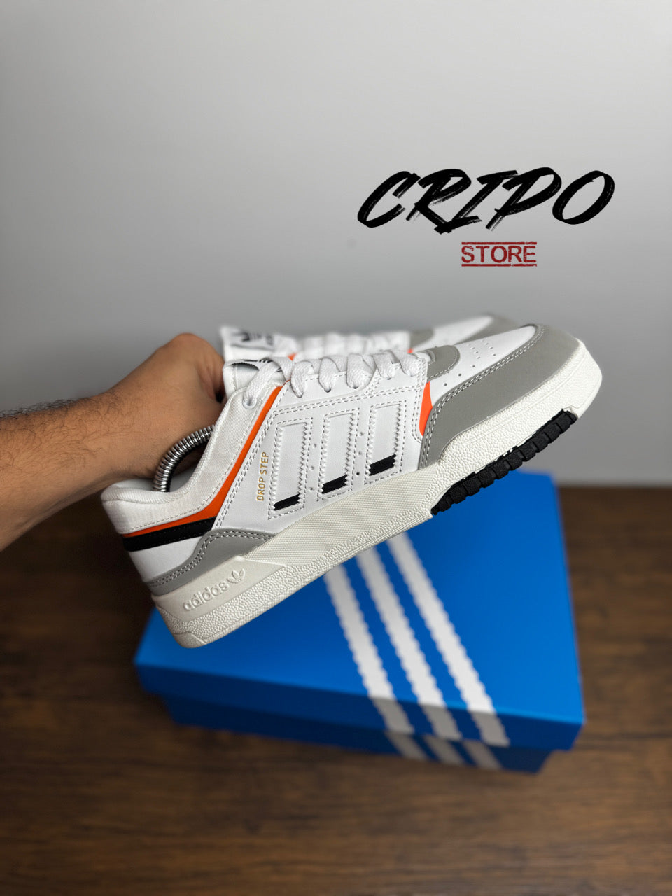 DROPSTEP BLANCO & NARANJA